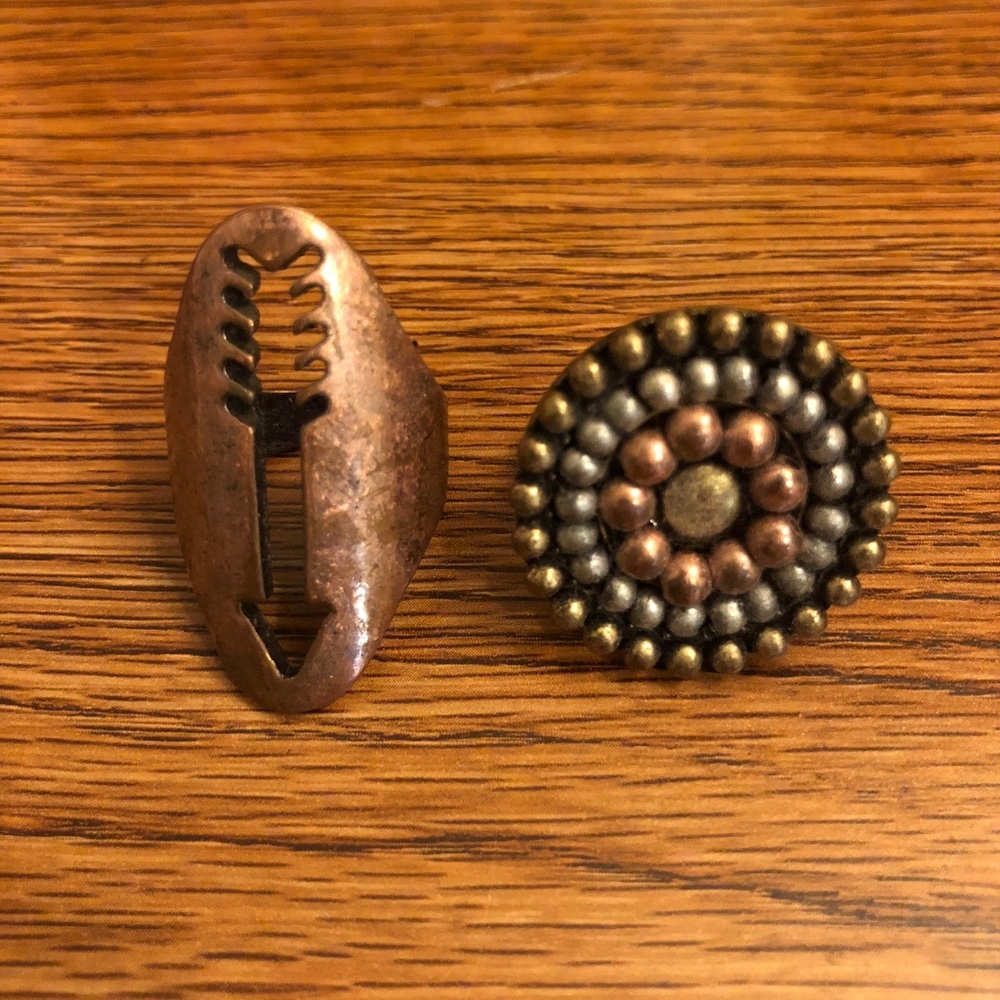 Large Copper Rings - Two for $6